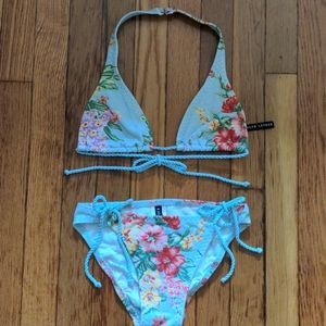 Ralph Lauren bikini set, size 4, baby blue